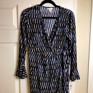 London Times Petite Wrap Dress